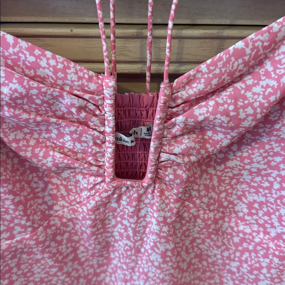 Abercrombie & Fitch Floral Pink Women's Top - Picture 5 of 8
